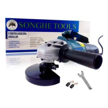 Imagem de Esmerilhadeira Lixadeira Angular 650w Songhe Tools 110v - nakasaki, 11