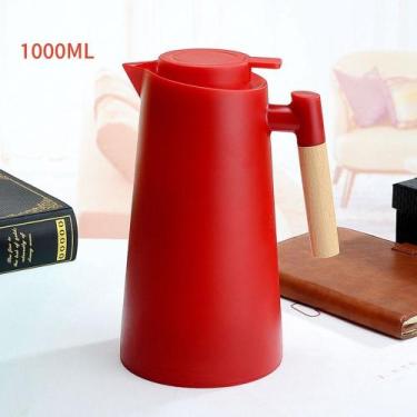 Imagem de Garrafa Térmica de água 1 Litro Com Termômetro Led Para Chás / Café De