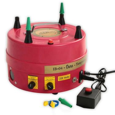 Imagem de Inflador De Balões 4 Bicos Temporizado Com Controle De Pressão - 110v