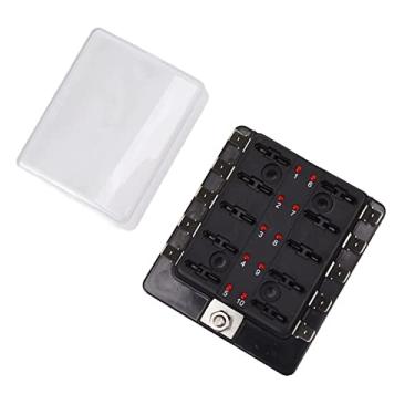 Imagem de Indicador de LED de Caixa de Fusíveis à Prova D'água Automotiva para Carros Navios de 32V DC de Alta Capacidade (10 vias)