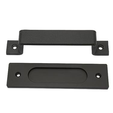 Imagem de Maçaneta da Porta Deslizante, Liga de Alumínio da Alça de Alumínio Maçaneta Porta do Bolso do Bolso Celeiro Pull Pull para Portões de Garagem Portões de Garagem