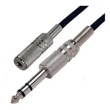 Imagem de Cabo Extensor P2 P10 Stereo 5 M J2 Fone De Ouvido  - Prime