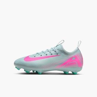 Imagem de Nike Chuteira de futebol Jr. Mercurial Vapor 16 Academy Multi-Ground Cano baixo (criança pequena), cubo oceânico/explosão rosa, 2 EUA unissex, Cubo oceano/explosão rosa, 2 Little Kid