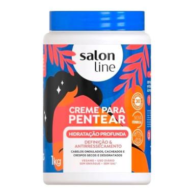 Imagem de Salon Line, Creme de Pentear, Hidratação Profunda, Definição e Antirressecamento, Vegano - Cabelos Ondulados, Cacheados e Crespos, 1 Kg