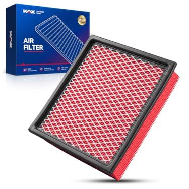 Imagem de KAX Filtro de ar do motor, substituição CA8243 para Ford Explorer, Mercury Mountaineer 1997-2001, Ranger 1997-2011, Mazda B2300, B2500, B3000, B4000, mídia de filtro de ar avançado, maior aceleração