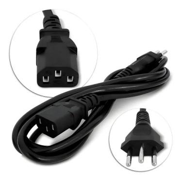 Imagem de Cabo de Força Tripolar 1,5 Metros, Para Montagem de Computador, 3 x 0,