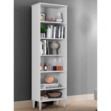 Imagem de Armário Multiuso Manaus Livreiro Kaiki Móveis - Branco