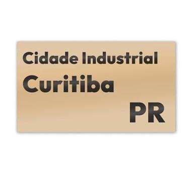 Imagem de Imã de Geladeira Cidade Industrial Curitiba MDF 7cm x 4cm