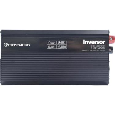 Imagem de HAYONIK, Inversor Off-Grid, Onda Semi Senoidal/Modificada, Potência Nominal 1500W, Pico de Partida 3000W, Entrada 24VDC, Saída 127VAC - MSW2115