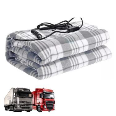 Imagem de Lençol Térmico Para Caminhão Solteiro 78x158cm Luxo Soft Elétrico 24V 