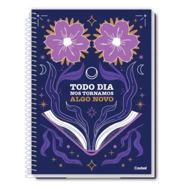 Imagem de Caderno Espiral Universitário A4 1 Matéria 80 Folhas Capa Dura A Deusa Credeal Estampa 4