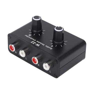 Imagem de GOWENIC Botão de Controle de Volume de 3,5 Mm, Atenuador de áudio Estéreo Com Ajuste Independente de Equilíbrio do Canal Direito para o CD Players Digital Sound Players Mixers Mixers