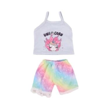 Imagem de Roupa De Unicórnio Para Boneca Reborn De 45 Cm, Vestido, Sapatos, Moch