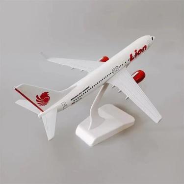 Imagem de Brinquedo De Avião De Metal Diecast B737 Série 20cm Com Rodas Para Men