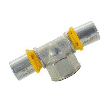 Imagem de Te 90 Terminal Fêmea Amanco Gás DN 20 mm x 3/4" NPT, Novo