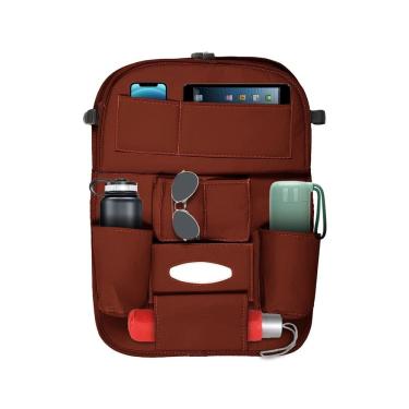 Imagem de Organizador de banco traseiro de carro AutoFurnish 3D com caixa de armazenamento de café