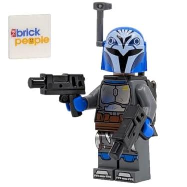 Imagem de LEGO Star Wars: Bo-Katan Kryze Minifigure with Twin Pistols and Cape