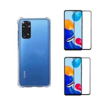 Imagem de Capa Case Para Redmi Note 11s + Kit 2 Películas 3D Vidro Temperado - G