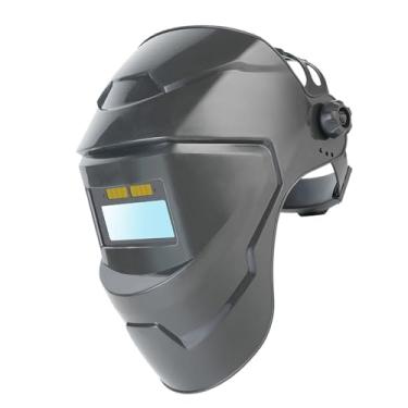 Imagem de Esquirla Protetor de capacete de soldagem com escurecimento automático, leve, respirável, isolamento térmico, ergonômico, ajustável, capa, máscara de soldador, Claro