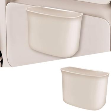 Imagem de Lixeira portátil tipo suspenso, bolsa de armazenamento à prova d'água à prova de vazamento com grande capacidade, acessórios de interior de carro, mini bolsa de armazenamento para carros (estilo