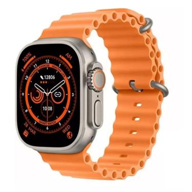 Imagem de Relógio Inteligente S8 Ultra Smartwatch Bluetooth GPS NFC Monitoramento Saúde 49mm