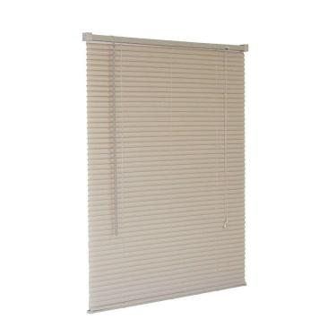 Imagem de Persiana Horizontal Pvc Bege 120 L X 220 A Cortina Completa