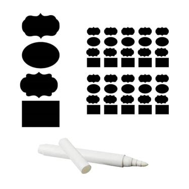 Imagem de 40 Un Etiquetas Adesiva Reutilizável Para Temperos +1 Caneta