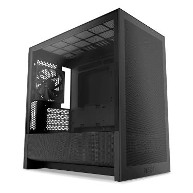 Imagem de Gabinete Gamer NZXT H3 Flow Micro ATX Com 1 Fan Preto