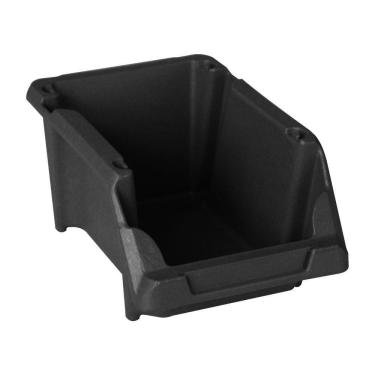 Imagem de Gavetas Plástica Prática N3 Preto Empilhável Presto