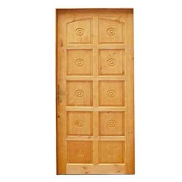 Imagem de Folha De Porta De Madeira Maciça Torneada 2,10x0,82