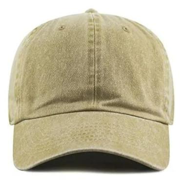 Imagem de Bone De Algodão LukeSports Ajustável Confortavel Unissex, Bege