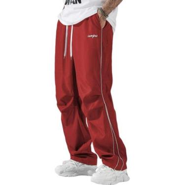 Imagem de Calças de moletom ZAFUL Parachute Y2k Baggy Track Pants para homens