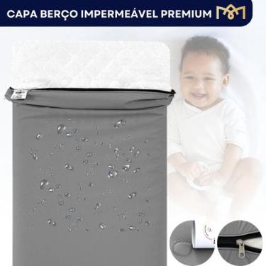 Imagem de Capa Para Colchão Berço Mini Cama Protetor Antialérgico Antixixi - EBE