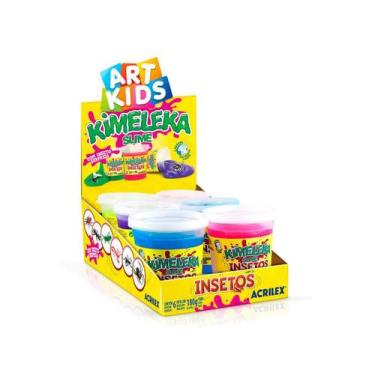 Imagem de Kimeleka Slime Insetos 180 G 6 Un Acrilex