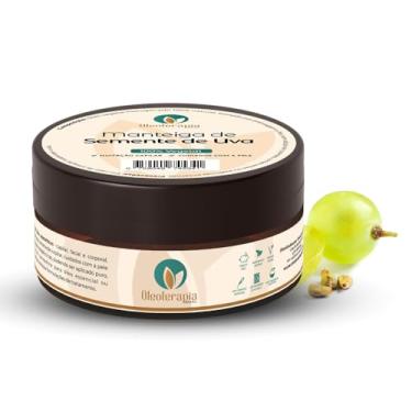 Imagem de Manteiga de Semente de Uva 100% vegetal - uso capilar e corporal (60g)