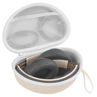 Imagem de STUKCAZE Capa de fone de ouvido portátil para Beats Studio Pro/3, capa de armazenamento de fone de ouvido com bolso grande para cabos