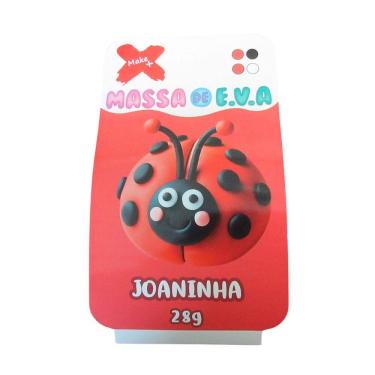 Imagem de Massa de EVA em pote 28g 4 cores Joaninha - Gatte