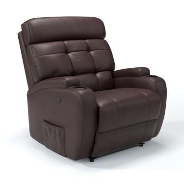 Imagem de Poltrona Do Papai Reclinável Elétrica Com Massagem Em Corino Importado