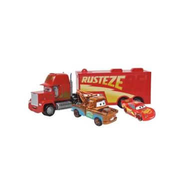 Imagem de Trio Aventura Mcqueen, Mack E Mate Brinquedo Divertido Toyng Carrinho Carro Caminhão