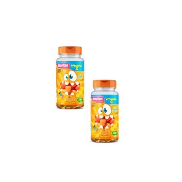 Imagem de Kit 2 Bioviton Gummy Vitamina C Kids Unilife 2x30 Gomas Sabor Laranja-Unissex