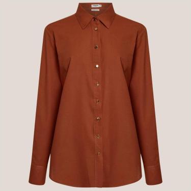 Imagem de Camisa Dudalina Relaxed Lisa Feminino-Feminino