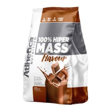 Imagem de Hipercalórico Hiper Mass Flavour Refil 2,5kg Atlhetica Nutrition Choco