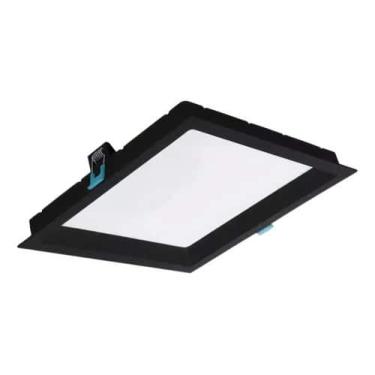 Imagem de Kit 10 Painel Embutir Recuado Quadrado Led 18w Bivolt Plafon - Embu Le