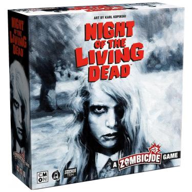 Imagem de Jogo de Estratégia Zombicide Night of The Living Dead 1 a 6 Jogadores, Para Maiores de 14 Anos, CMON NLD001, Vermelho