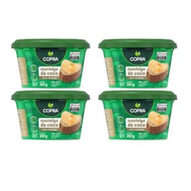 Imagem de Manteiga de Coco Copra 200g - Kit com 4 Unidades