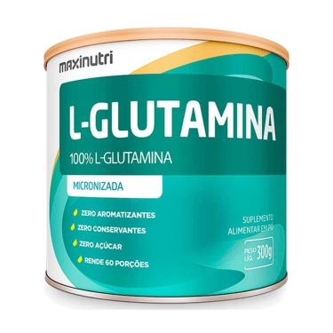 Imagem de Suplemento Aminoácido L-Glutamina 300g 100% Pura Maxinutri-Unissex
