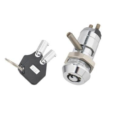 Imagem de Esquirla Interruptor de Botão de Pressão com Trava de Chave DIY de 12 Mm para Segurança