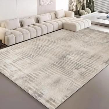 Imagem de Tapete para sala de estar, área grande, cabeceira, sofá linear, mesa de centro, almofada, decoração para casa (50x80cm, feltro/2)