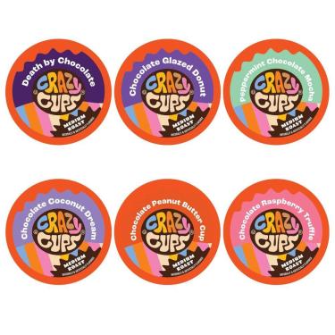 Imagem de Cápsulas de Café para amantes de chocolate 24u, CRAZY CUPS SYNCHKG052657, Marrom