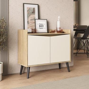 Imagem de Buffet Aparador 2 Portas Retrô 88cm - REGALE MÓVEIS